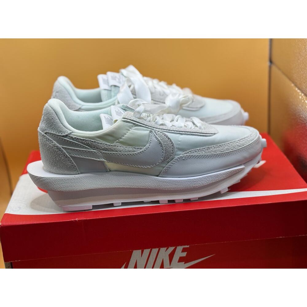 Nike LD Waffle Sacai White Nylon Size 5.5m 7w